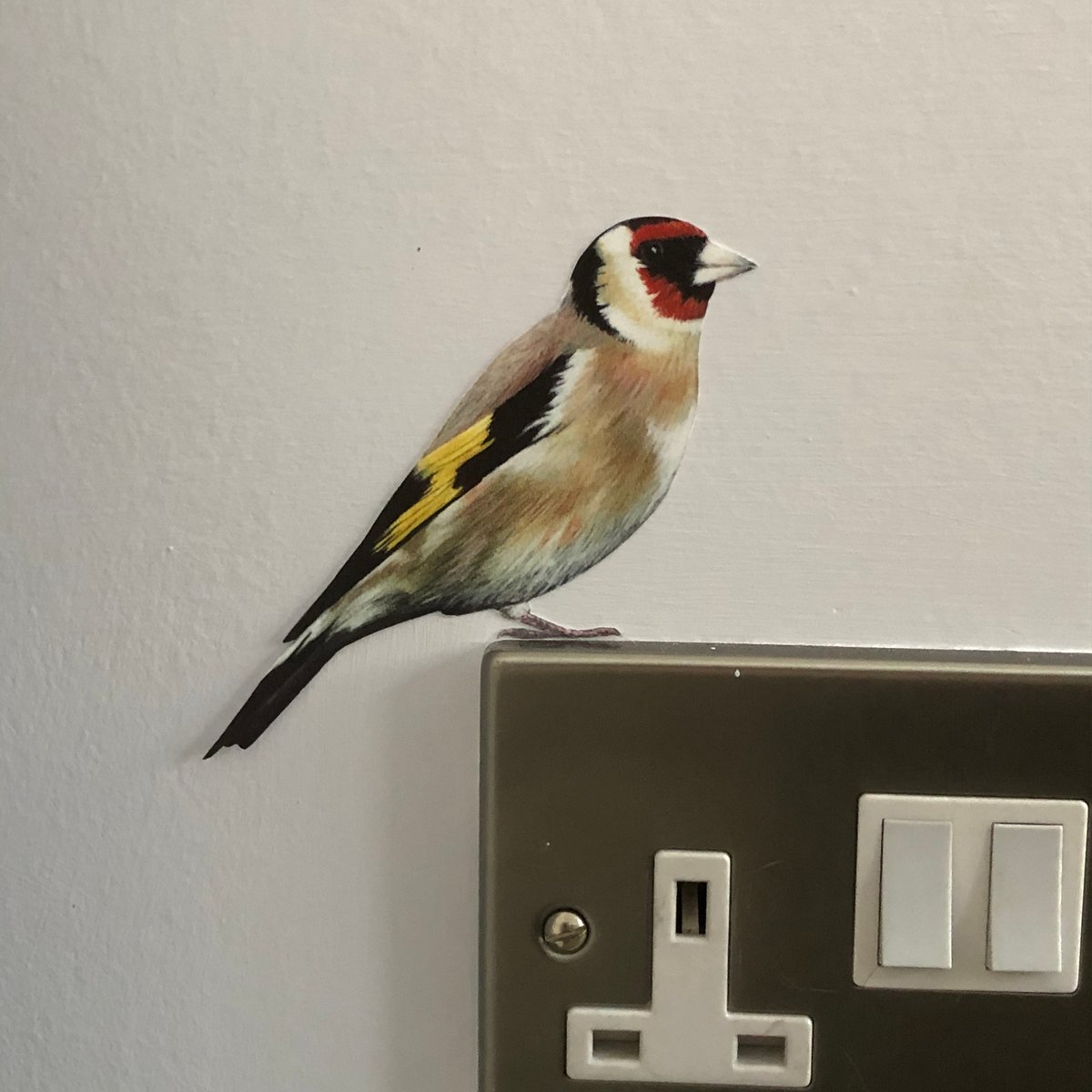 Image of Gertie Goldfinch ~ Wall sticker