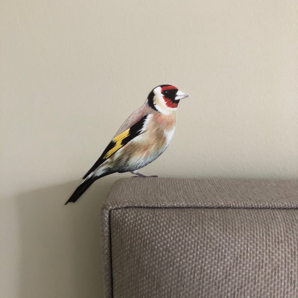 Image of Gertie Goldfinch ~ Wall sticker