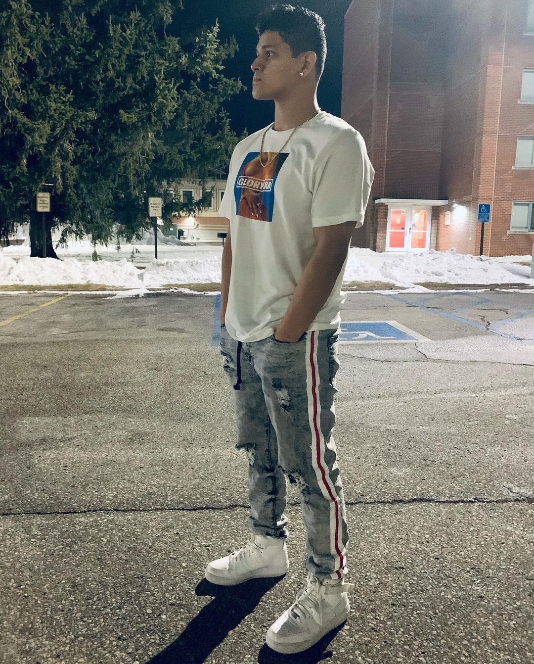 Image of GE "MAIN" ICON TEE (WHITE)