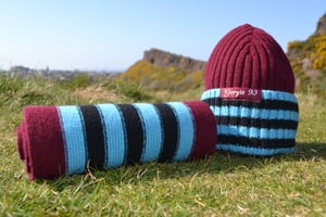 Image of Gorgie 93 hat and scarf set