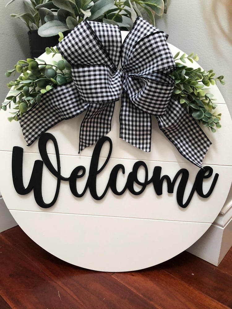 Image of Welcome sign 