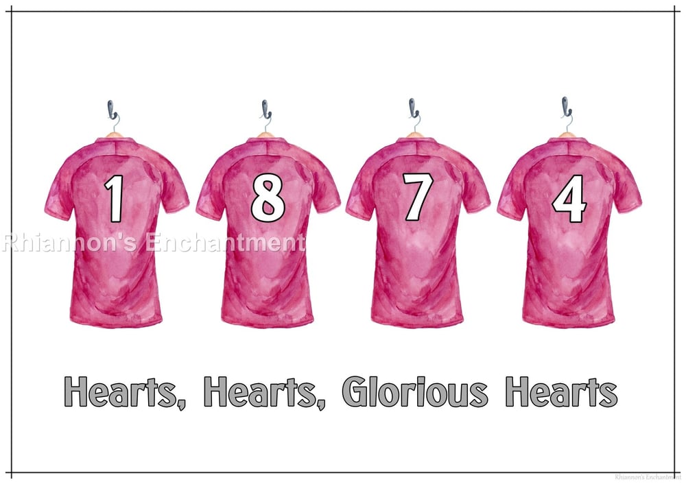 Heart of Midlothian 1874 Prints - Football