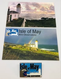 Image 1 of Isle of May Bird Observatory Pin Badge