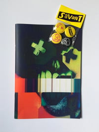 Image 1 of Licking Batteries Zine and Badge set