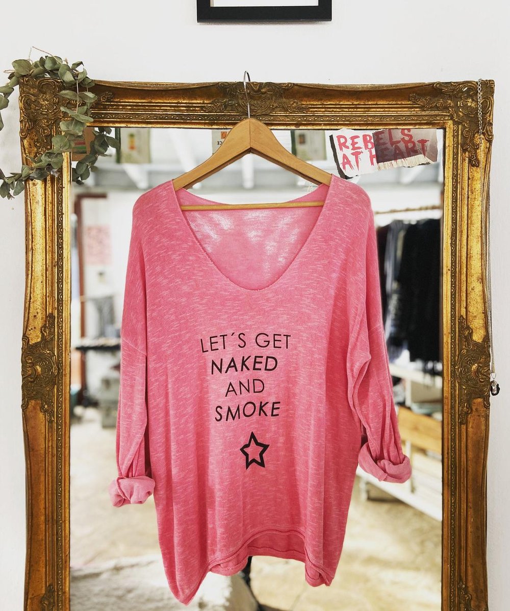 Image of LETS GET NAKED AND SMOKE ++ URBAN cotton shirt