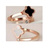 Classic clover  ring rose gold