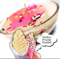 Tootie Fruity Peanut Butter Sundae Candle