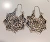 Antiques silver small boho drop earrings