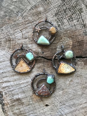 Image of Mountain Moon Pendant #1