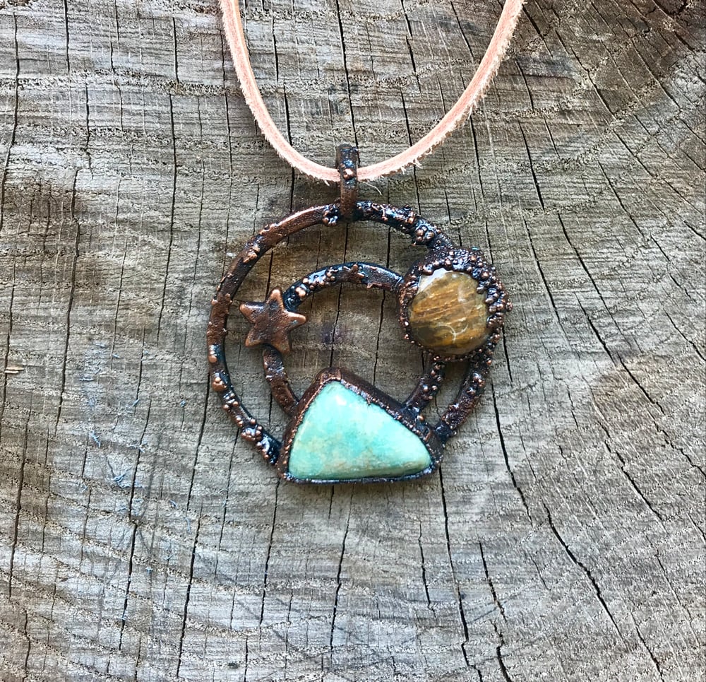Image of Mountain Moon Pendant #1