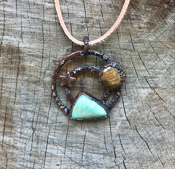 Image of Mountain Moon Pendant #1