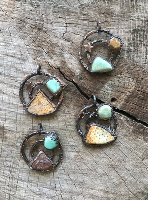 Image of Mountain Moon Pendant #3