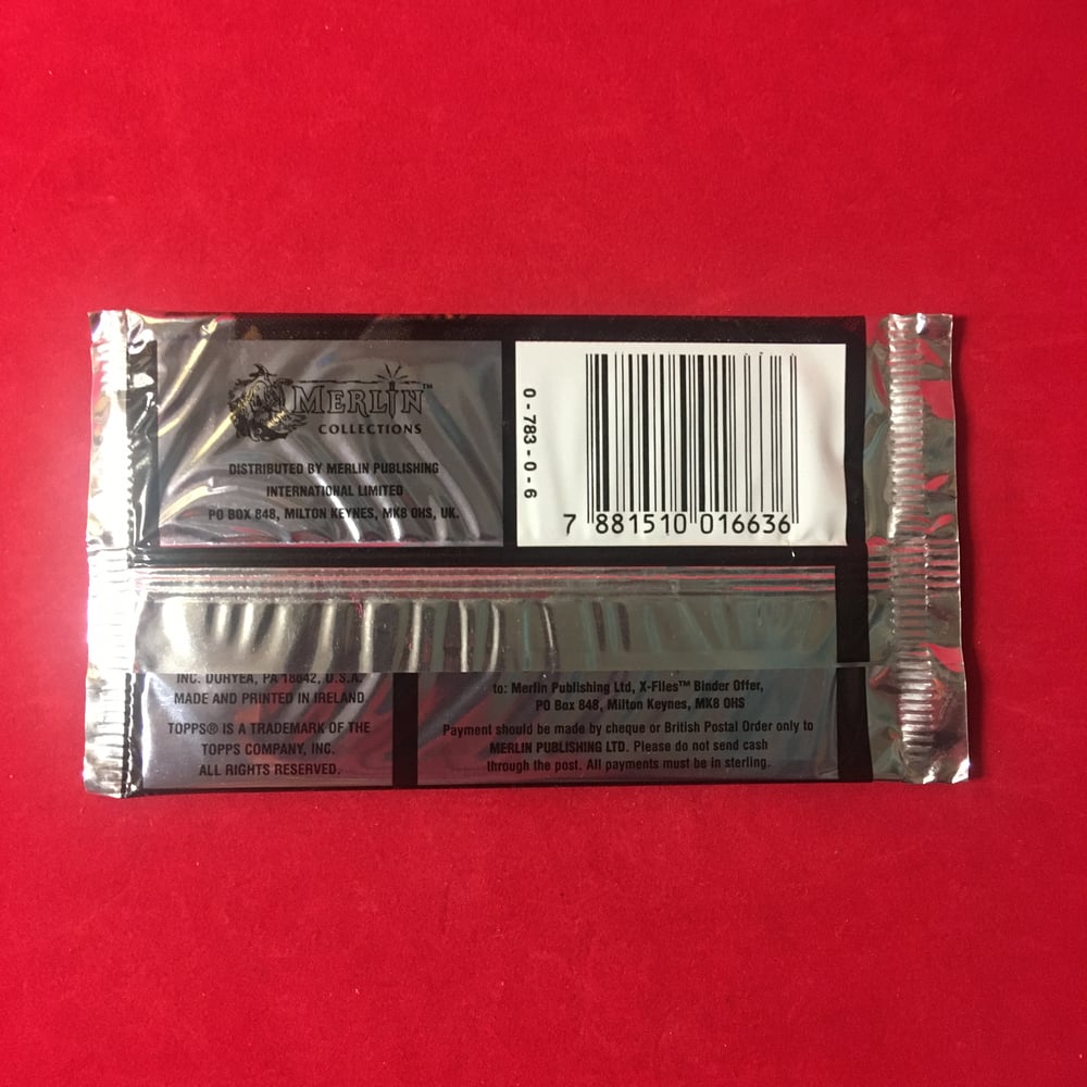 X-files Trading Card pack