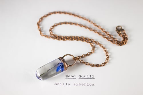 Image of Wood Squill (Scilla siberica) - Small Electroform Copper #1