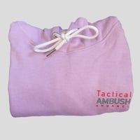 Unisex Signature Hoodie in this luscious lilac.