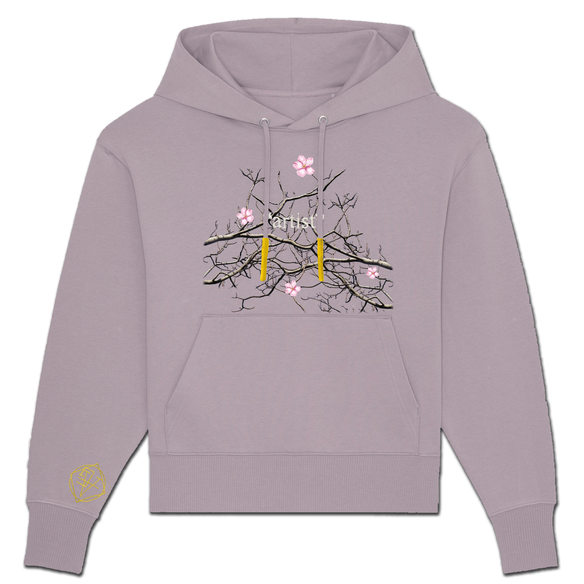 Image of CHERRY BLOSSOMS "artist" HOODIE - NEW FIT!