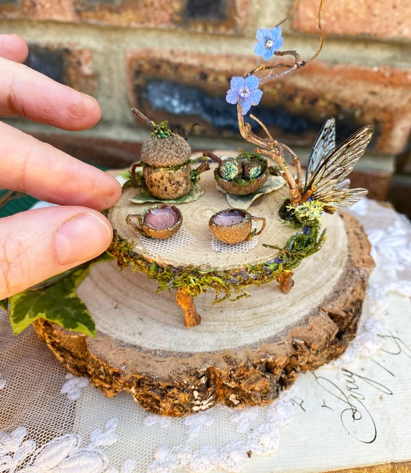 Image of A faeries tea party tea set