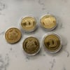 Pack of 5 Collectible Doge Coins Promo