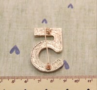 Image 5 of Number 5 Brooch pin