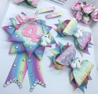 Image 2 of Pastel Unicorn Birthday set