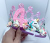 Birthday Unicorn tiara crown 