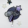 Mauve Shooting Star Suncatcher