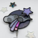 Mauve Shooting Star Suncatcher 