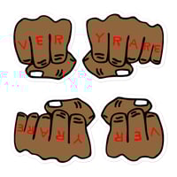 VER-YRARE Knuckles Kiss Cut Sticker - 2x per order!