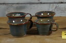 Image 1 of Blue espresso cups, set of 4