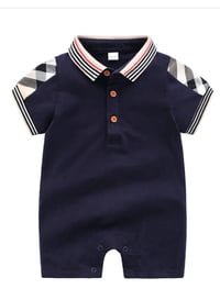Image 3 of Colour-block Plaid Jumpsuit 