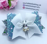 Image 1 of Princess carriage charm baby blue 