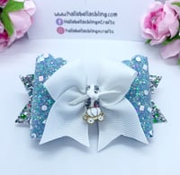 Image 2 of Princess carriage charm baby blue 