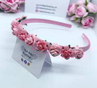 Image 3 of Pink Flower crown