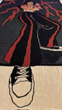 The Shogun Of Harlem woven blanket