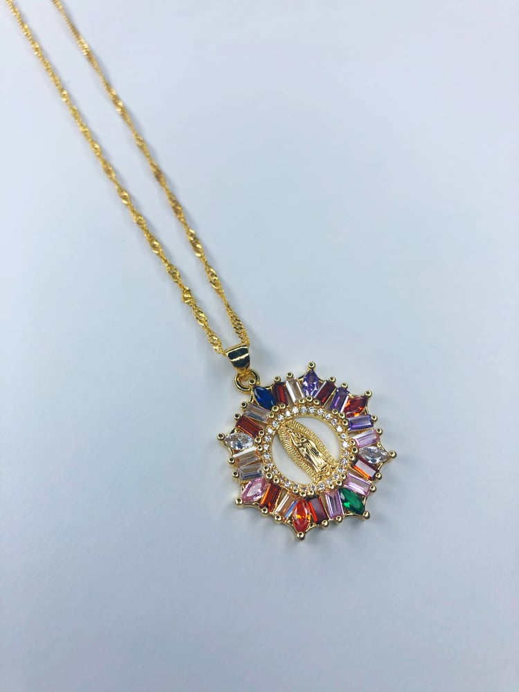 Image of Large Multi Color Pendant