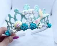 Image 1 of Stunning Birthday mermaid Tiara/crown