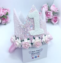 Image 2 of Stunning baby pink Birthday crown