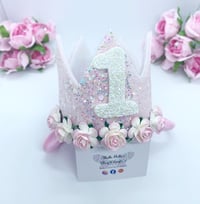 Image 3 of Stunning baby pink Birthday crown