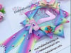 Pastel rainbow Birthday Rosette 