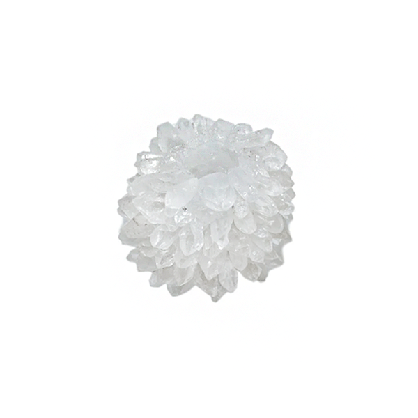 Image of Small Quartz TAPER CANDLE HOLDER