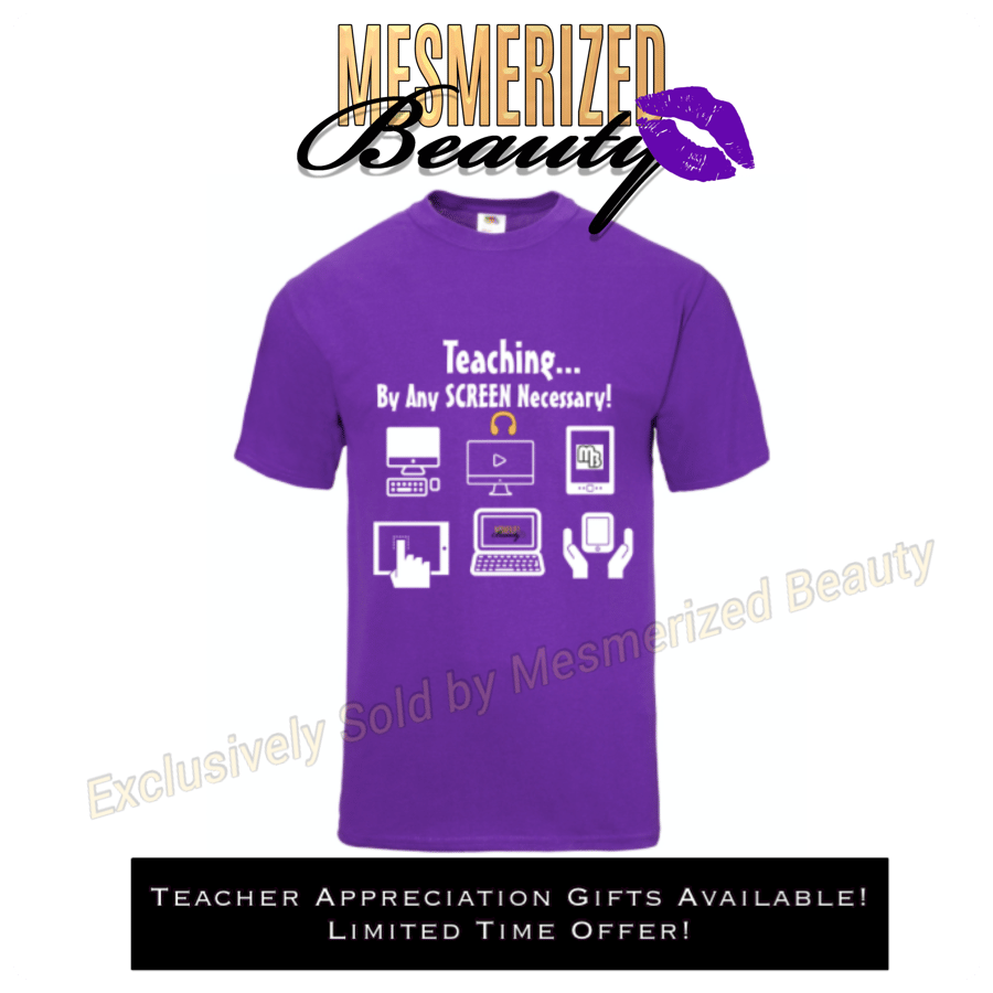 Image of Teaching...By Any Screen Necessary! Purple Design