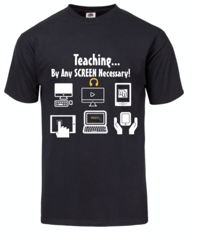 Image of Teaching...By Any Screen Necessary! Black Design 