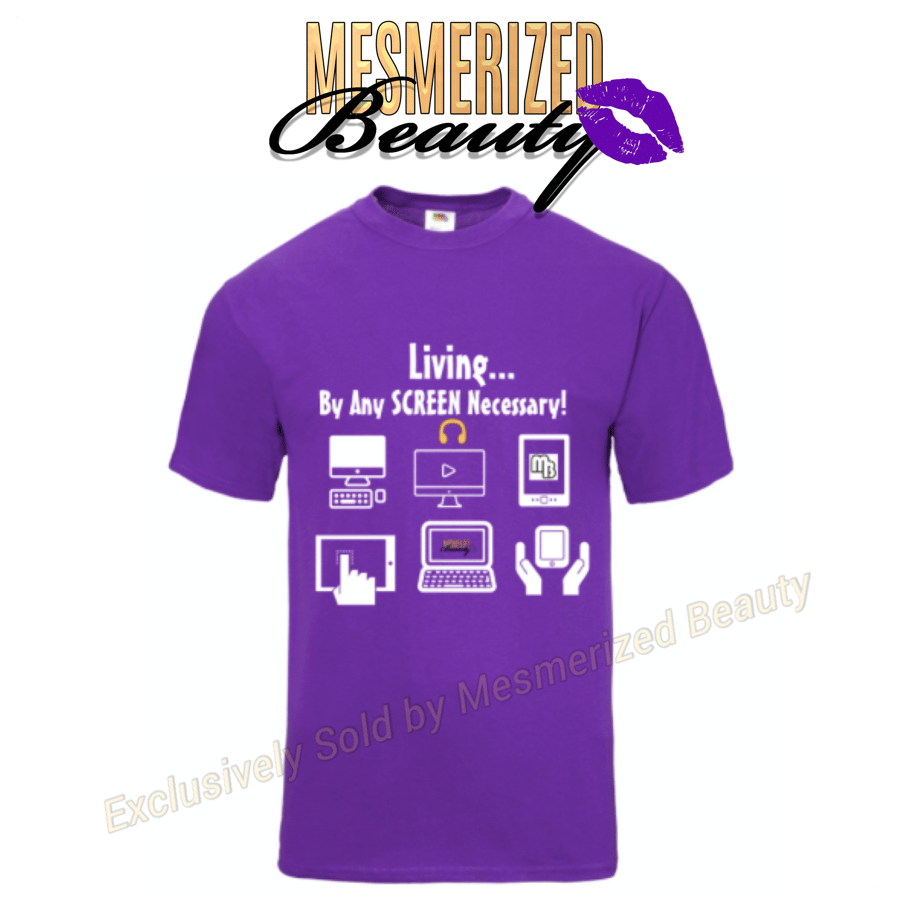 Image of Living...By Any Screen Necessary! Purple Design 