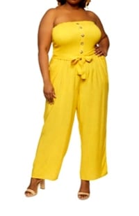 Plus Size crop top jumpsuit 3x