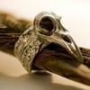 Raven Skull Ring