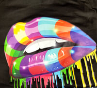 Image 3 of Dress Rainbow Dripping Lips