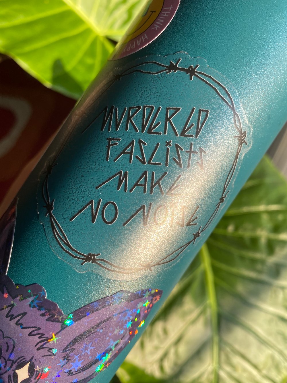 LEATHERMOUTH transparent vinyl sticker