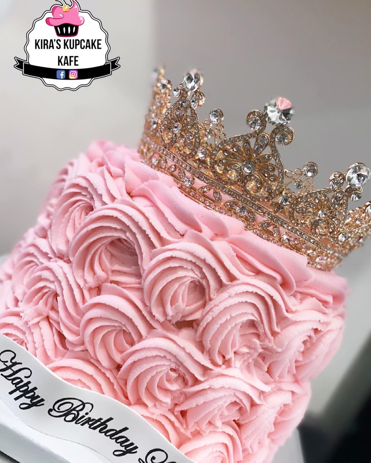 CakeBee's Mesmerizing 2 Tier Rosette Cake | Order Online