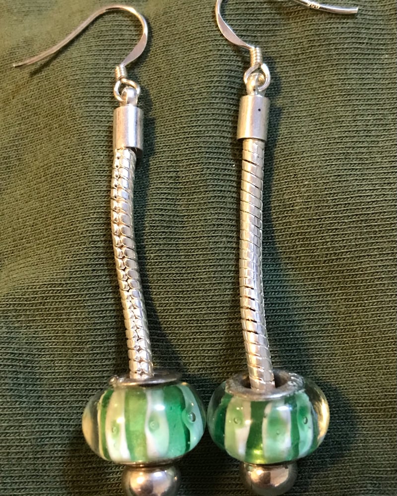 Image of Green sorbet earrings