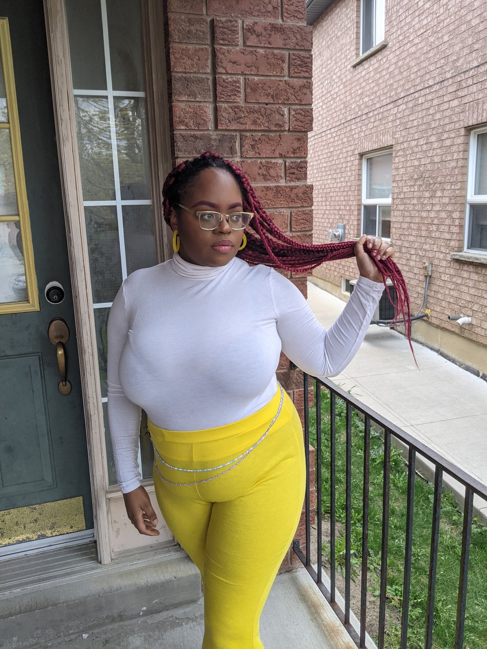 Image of Yellow Issa Comfy Flared Pants LIMITED SPRING EDITION